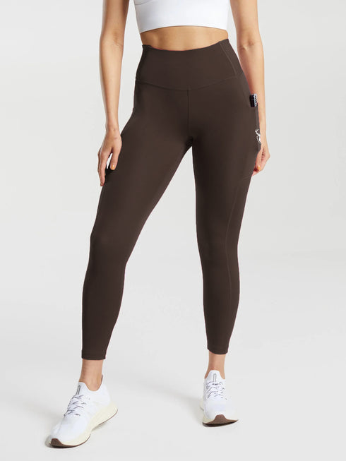 Brown Pocket Legging