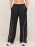 AeroArc Wide-Leg Lightweight Joggers in Black
