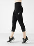 Trifecta Pocket Capri Legging in Black