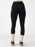 Trifecta Pocket Capri Legging in Black