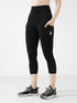 Trifecta Pocket Capri Legging in Black