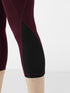 Trifecta Pocket Capri Legging in Burgundy
