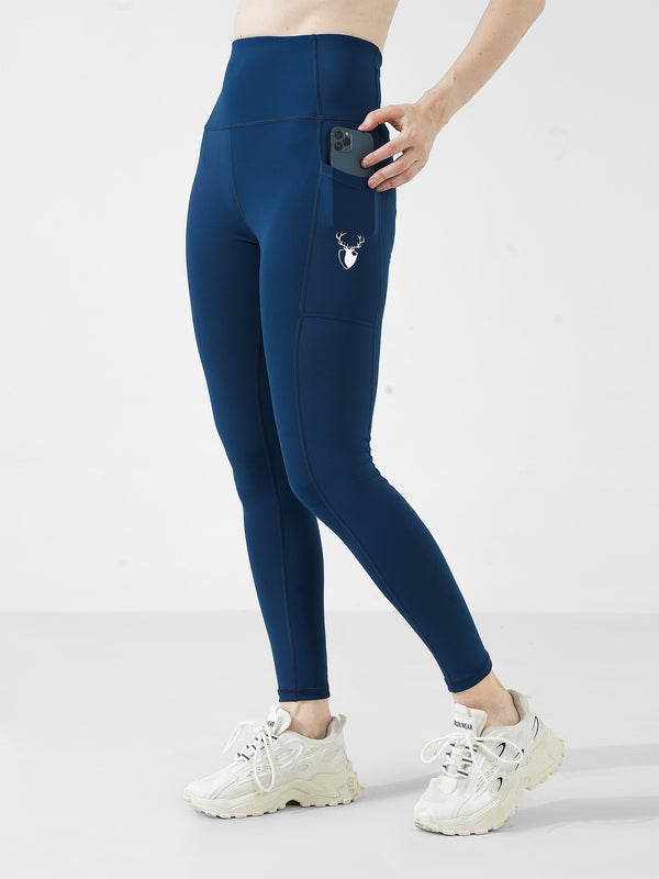 Teal Blue Pocket Legging