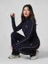 MotionLine Rubex Warm Track Jacket in Navy Blue