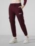 Vicinity Cargo Bottom in Maroon