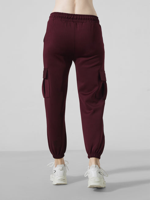 Vicinity Cargo Bottom in Maroon