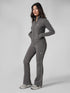 MotionLine Rubex Warm Flare Legging in Pure Grey