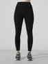 Fuzzy Water-Repellent Warm Legging in Black