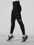 Fuzzy Water-Repellent Warm Legging in Black