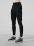Fuzzy Water-Repellent Warm Legging in Black