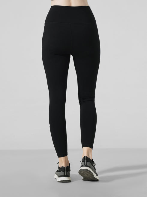 Fuzzy Water-Repellent Warm Legging in Black
