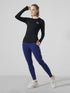 Fuzzy Water-Repellent Warm Legging in Blue
