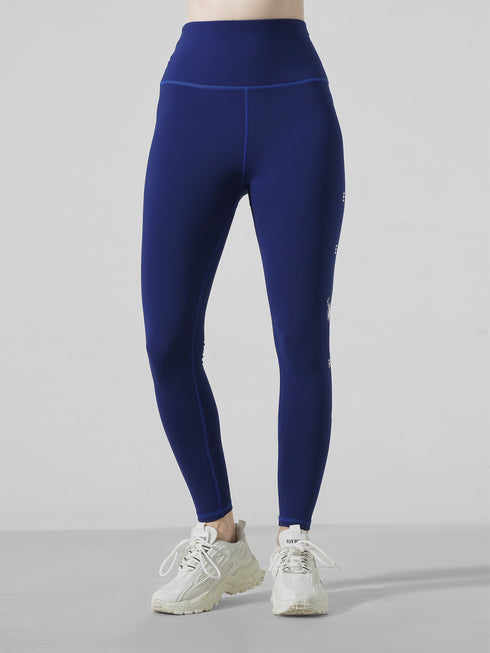 Fuzzy Water-Repellent Warm Legging in Blue