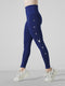 Fuzzy Water-Repellent Warm Legging in Blue