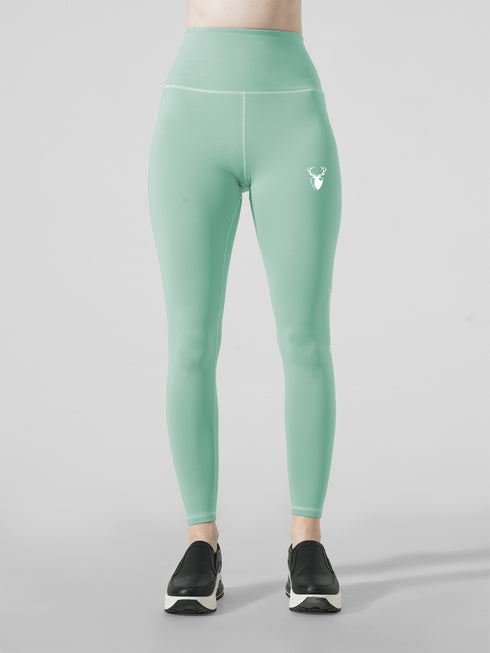 Leera Basic Legging in Dollar Green