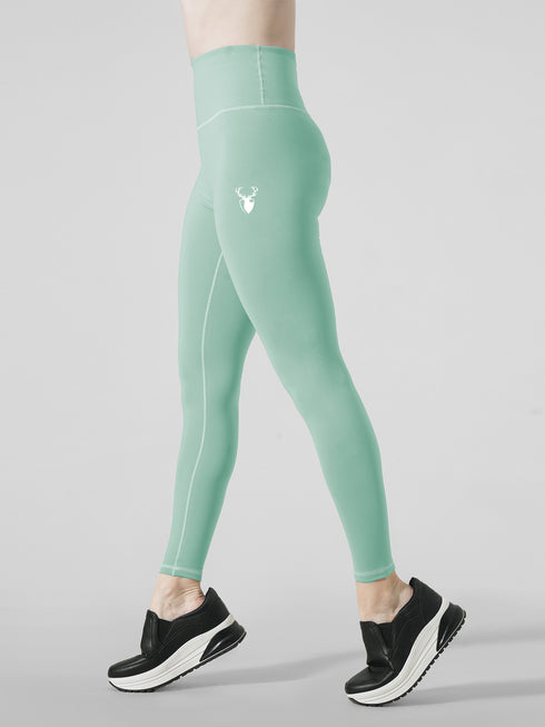 Leera Basic Legging in Dollar Green