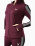 Headline Jacket in Maroon