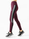 Headline Legging in Maroon