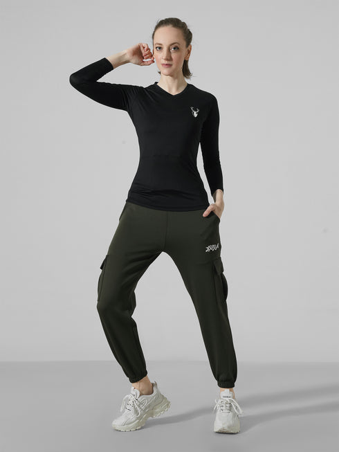 Vicinity Cargo Bottom in Olive green