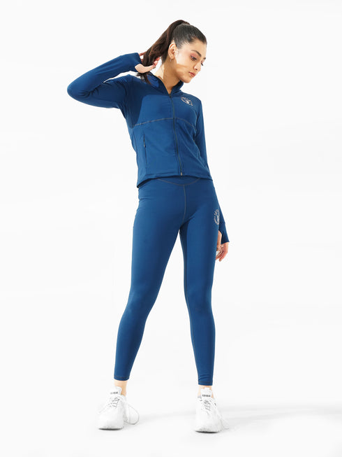 Preset Jacket in Teal Blue