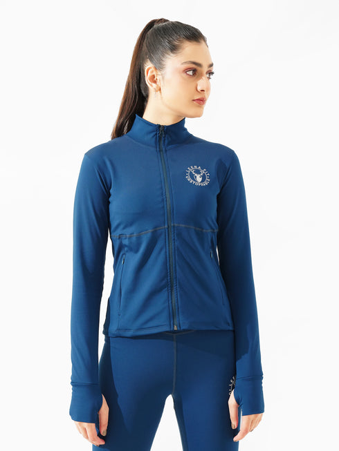 Preset Jacket in Teal Blue