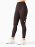Detailed Cargo Pocket Legging in Brown