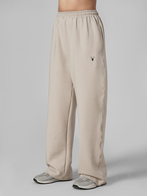 Leera Premium Cotton Scuba Joggers in Skin