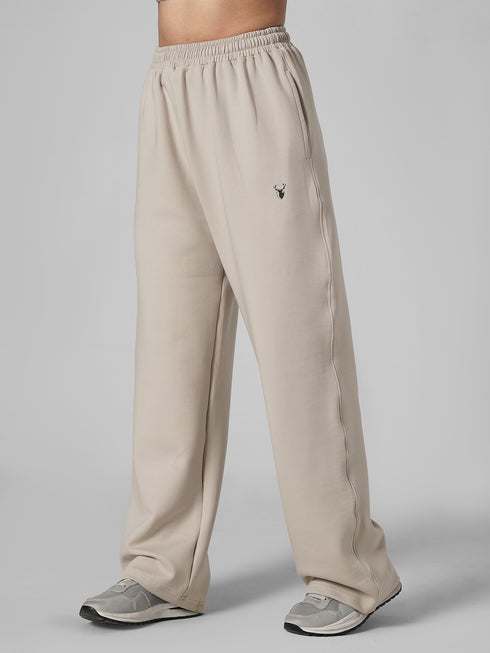 Leera Premium Cotton Scuba Joggers in Skin