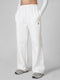 Leera Premium Cotton Scuba Joggers in White