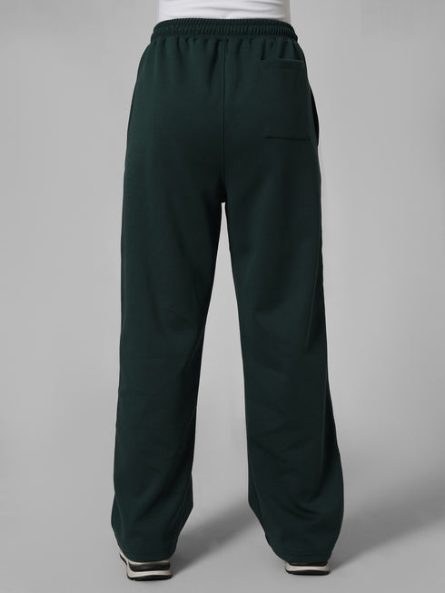 Leera Premium Cotton Scuba Joggers in Green