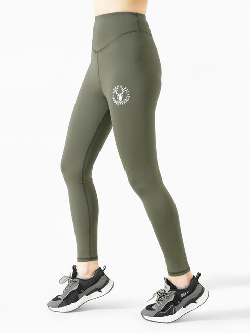 Hyperluxe Curved Legging in Olive