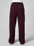 Leera Premium Cotton Scuba Joggers in Maroon