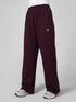 Leera Premium Cotton Scuba Joggers in Maroon