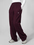 Leera Premium Cotton Scuba Joggers in Maroon