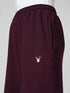 Leera Premium Cotton Scuba Joggers in Maroon