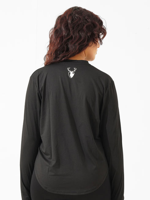 High Flex Loose Fit Summer Top in Black