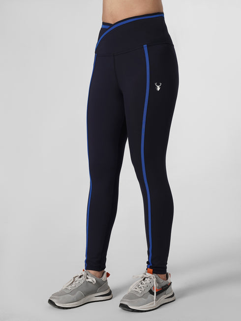 ContourLine Elite Legging in Navy and Royal Blue