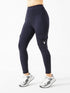 Detailed Cargo Pocket Legging in Navy blue