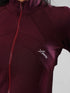 Leera SculptZip Jacket in Maroon
