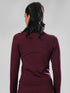 Leera SculptZip Jacket in Maroon
