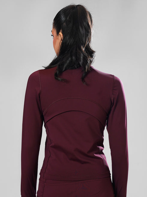 Leera Sculpt Skirt Active Pair in Maroon