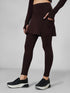 SkirtFlex Performance Pocket Legging in Dark Brown