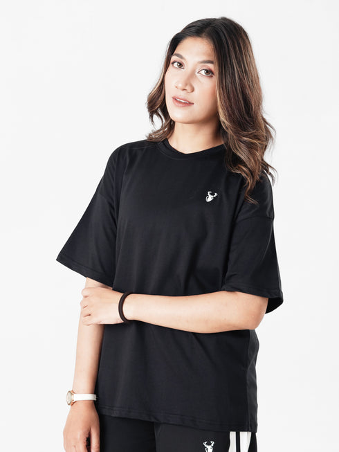 Leera Glide Oversize Active Pair in Black