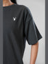 LEERA Grey Oversized Cotton Tee