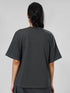 LEERA Grey Oversized Cotton Tee