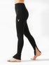 Leera Split Hem Legging in Black