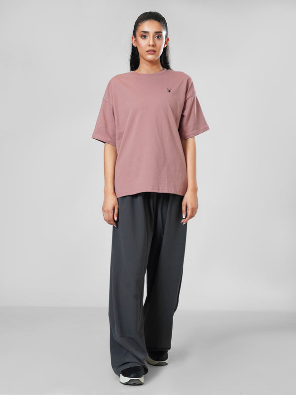 Leera comfort oversize active pair in tea pink and charcoal