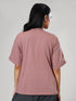 LEERA Tea Pink Oversized Cotton Tee