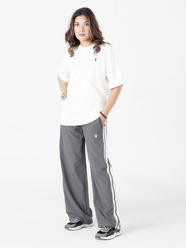 velocity oversize active pair in white-grey