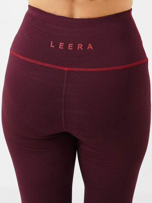 Adventure Legging in Maroon